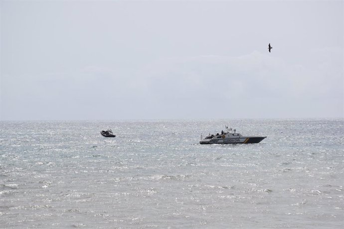 Patrullas marítimas en la frontera del Tarajal, a 15 de septiembre de 2024, en Ceuta (España). 