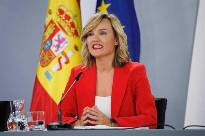 La ministra Portavoz, Pilar Alegría