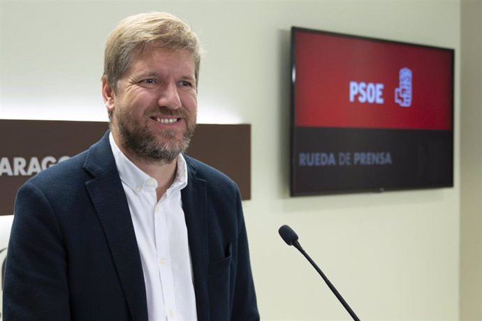 El portavoz de Agricultura del PSOE Aragón, Marcel Iglesias.