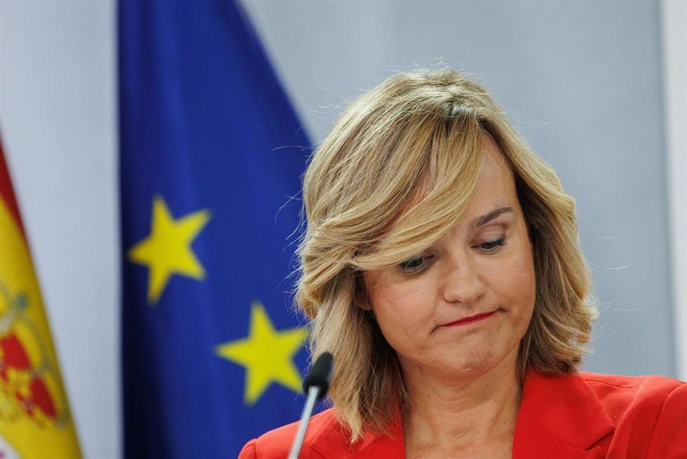 La ministra Portavoz, Pilar Alegría, durante una rueda de prensa posterior a la Reunión del Consejo de Ministros, en el Palacio de La Moncloa, a 17 de septiembre de 2024, en Madrid (España).