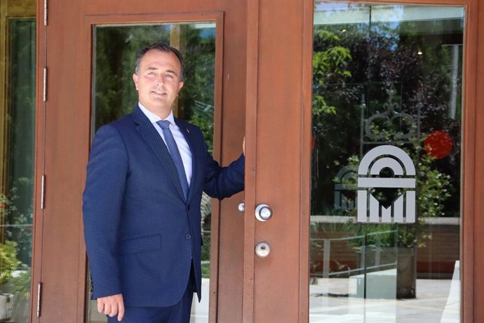 El presidente del Grupo Parlamentario VOX en las Cortes de Castilla-La Mancha, David Moreno