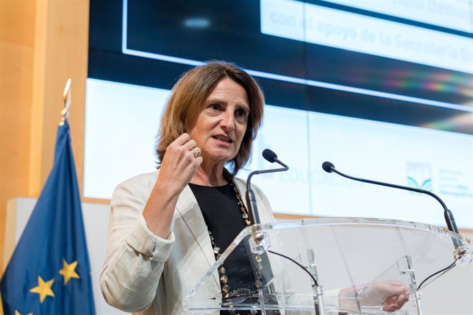 La vicepresidenta tercera y ministra para la Transición Ecológica y el Reto Demográfico, a 10 de septiembre de 2024, en Madrid (España). 