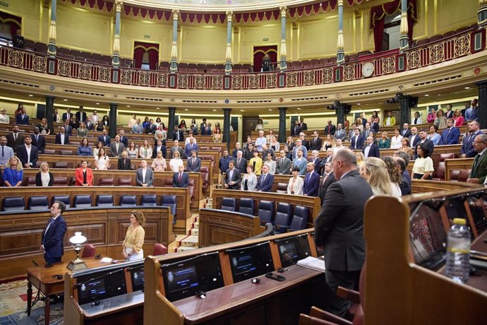 Hemiciclo durante una sesión plenaria en la Cámara Baja, a 17 de septiembre de 2024, en Madrid (España). 