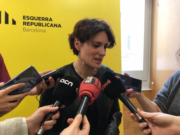 Archivo - La concejal de ERC en Barcelona Eva Baró