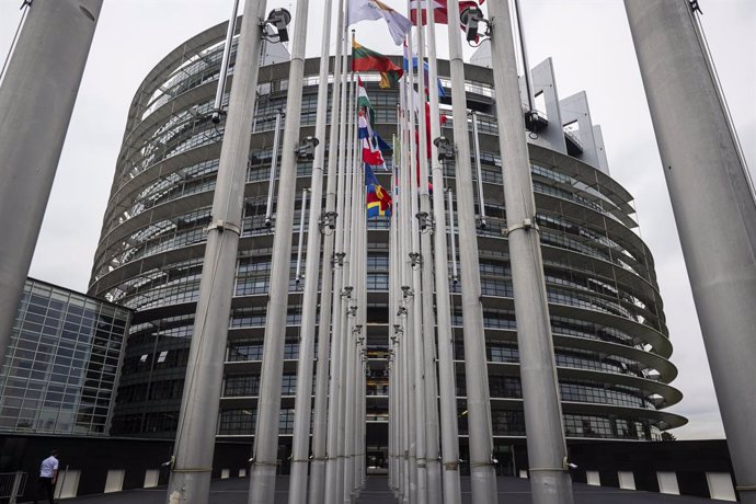 September 17, 2024, Strasbourg, Bxl, France: European Parliament headquarters in Strasbourg, France on 17/09/2024 by Wiktor DÄbkowski