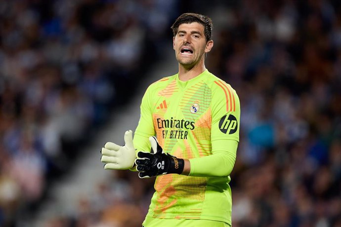 Thibaut Courtois con el Real Madrid