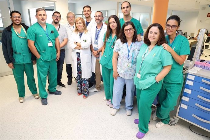 Equipo terapia génica bebé 35 días en el Hospital de Toledo