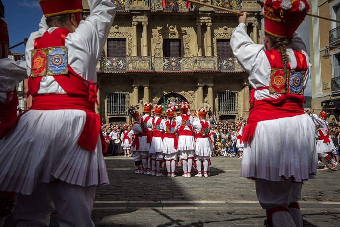 Archivo - El Ayuntamiento de Pamplona amplía la hora de cierre de establecimientos en el Casco Antiguo debido a la celebración de las fiestas de San Fermín de Aldapa