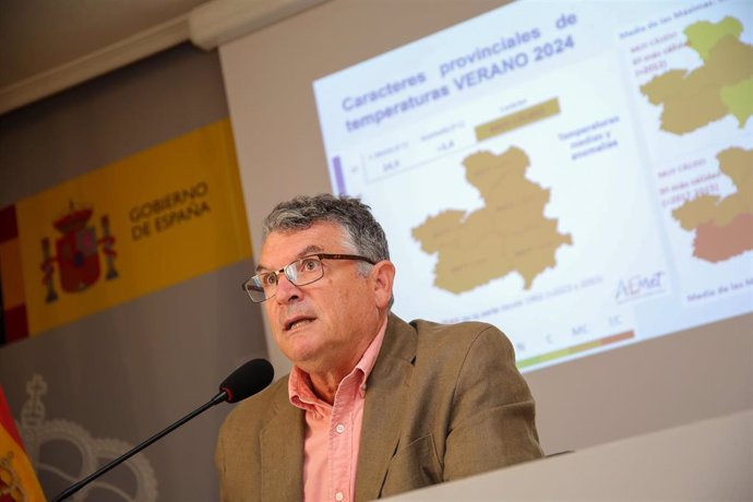 El delegado territorial en Castilla-La Mancha de la Aemet, Luis María Bañón