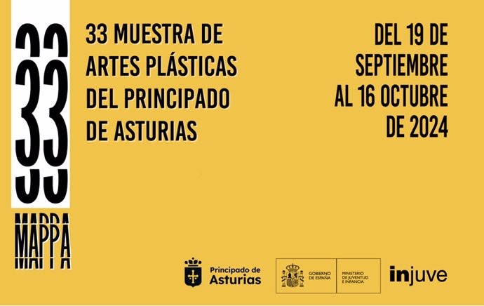 Cartel de la Muestra de Artes Plásticas del Principado de Asturias