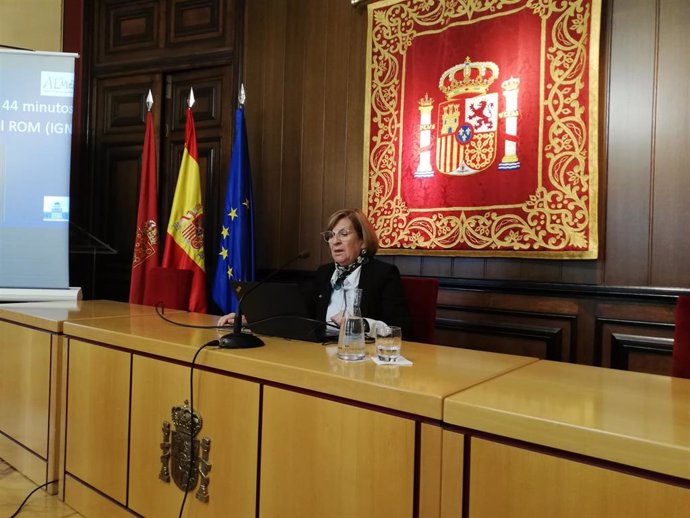 La delegada territorial de la Agencia Estatal de Meteorología en Navarra, Paloma Castro