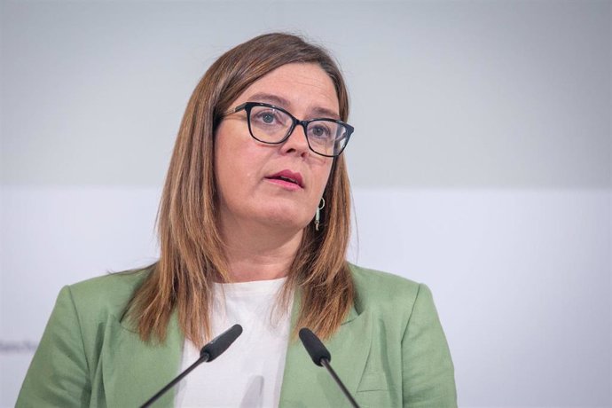 La consejera Portavoz del Gobierno regional, Esther Padilla, ha comparecido en rueda de prensa, para informar sobre los acuerdos adoptados el Consejo de Gobierno