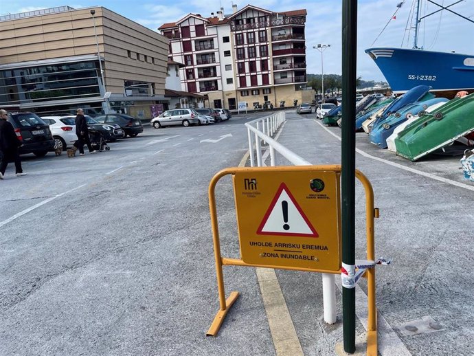 Hondarribia toma medidas antes las mareas vivas