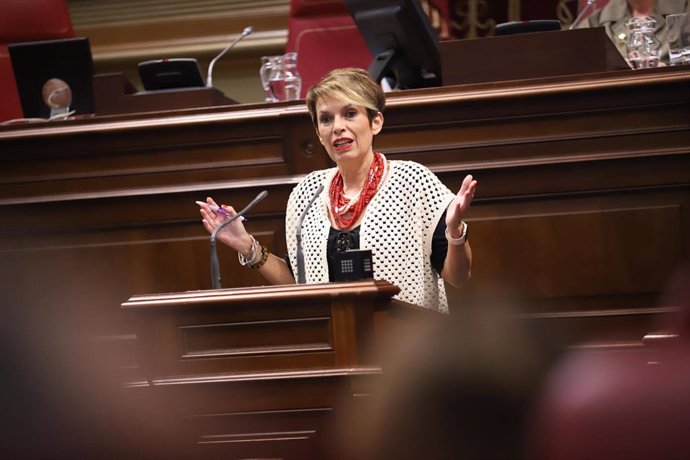 La vicesecretaria portavoz del PSOE Canarias, Elena Máñez