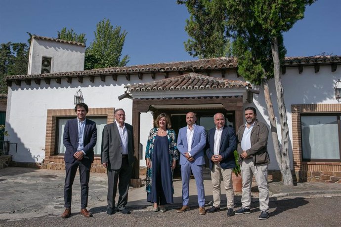 La consejera de Economía, Empresas y Empleo, Patricia Franco, en la presentación del el Congreso Nacional de Empresarios del Sector del Camping.