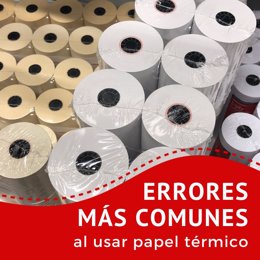 Errores más comunes a evitar al usar papel térmico