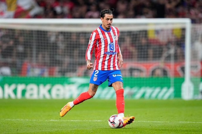 Jose Maria Gimenez of Atletico de Madrid in action during the Spanish League, LaLiga EA Sports, football match played between Atletico de Madrid and Valencia CF at Civitas Metropolitano stadium on September 15, 2024, in Madrid, Spain.