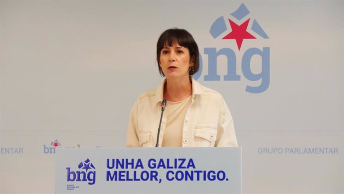 La portavoz nacional del BNG, Ana Pontón