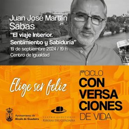 Juan José Martín 'Sabas', bajo el título 'El viaje interior. Sentimiento y sabiduría', será el encargado de inaugurar el ciclo.