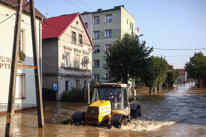 Imagen de archivo de las inundaciones en Polonia. 