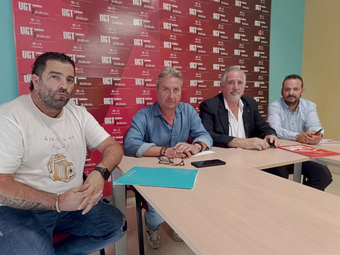 Responsables de la Federación de Industria, Construcción y Agro (FICA) de UGT Córdoba.