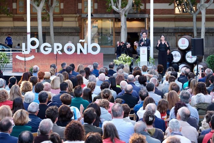 Andrés Pascual pronuncia el pregón de fiestas de San Mateo "en Logroño, ciudad en la que es imposible sentirse solo"