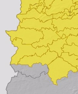 Alerta en Extremadura para el 19 de septiembre