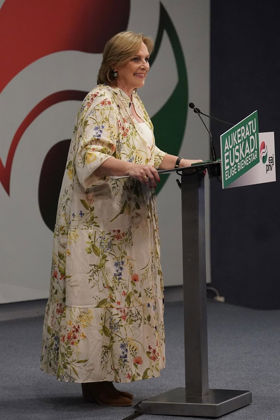 Archivo - La presidenta del PNV en Bizkaia, Itxaso Atutxa.