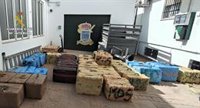 Dos detenidos tras intervenir más de dos toneladas de hachís en una playa de Lepe (Huelva)