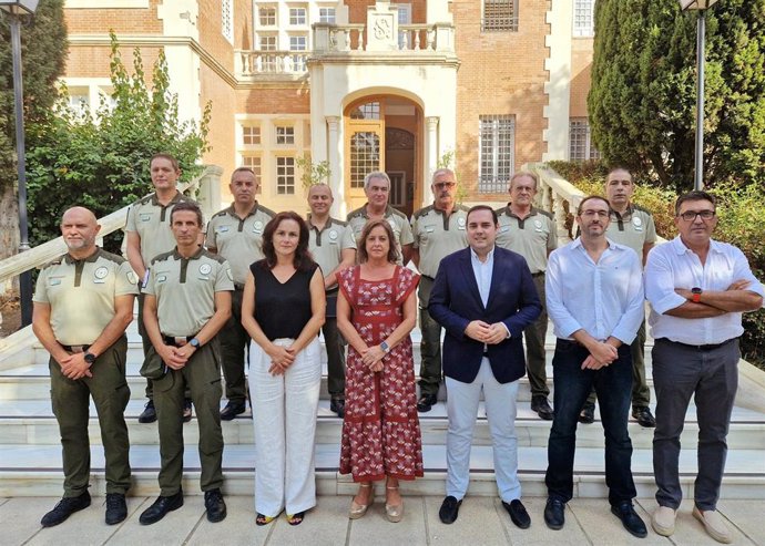 La consejera de Sostenibilidad y Medio Ambiente, Catalina García, en la reunión con los coordinadores de los Agentes de Medio Ambiente.