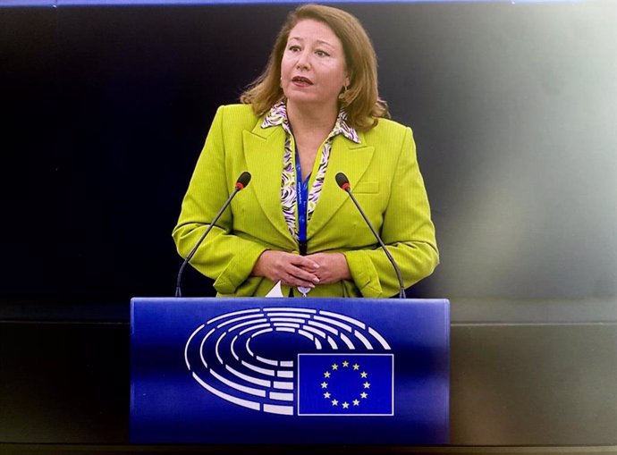 Carmen Crespo, este jueves ante el Pleno del Parlamento Europeo