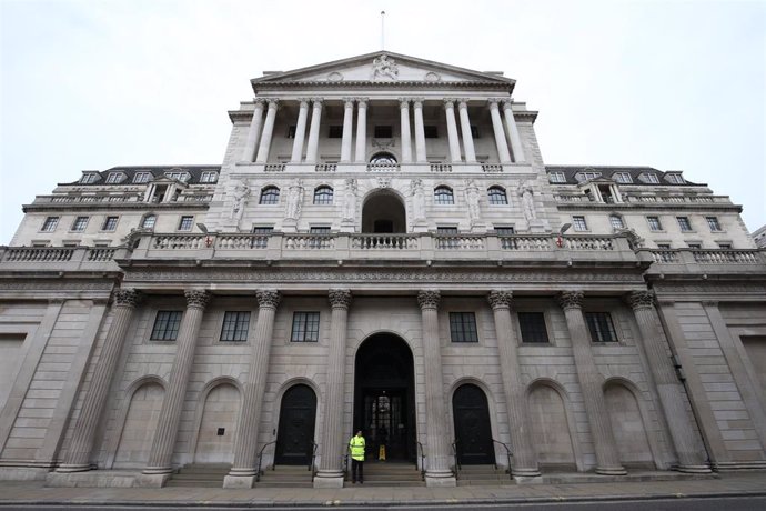 Archivo - Fachada del Banco de Inglaterra en Londres (Reino Unido).