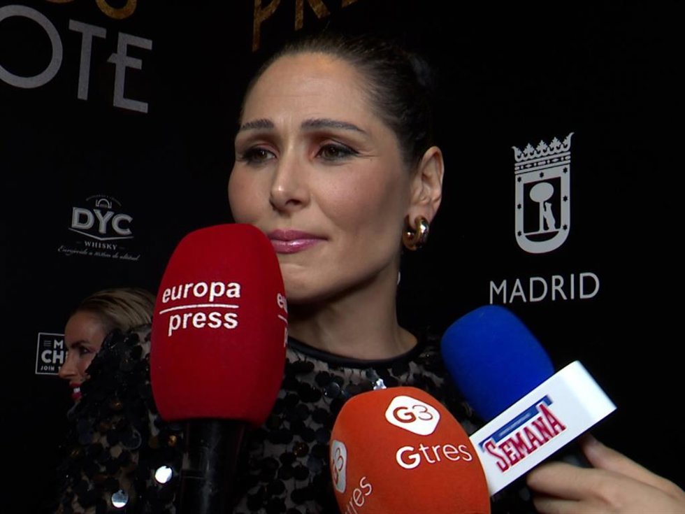 Rosa López en el 93 aniversario de 'Museo Chicote'
