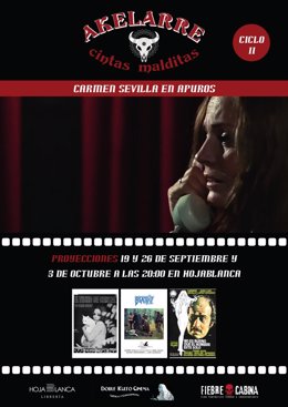 Este jueves vuelve a la librería Hojablanca de Toledo el cinefórum 'Akelarre: Cintas malditas' con su segundo ciclo