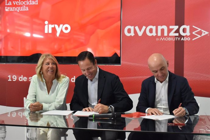 Iryo y Avanza firman un convenio.