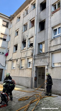 Edificio donde se ha producido el incendio