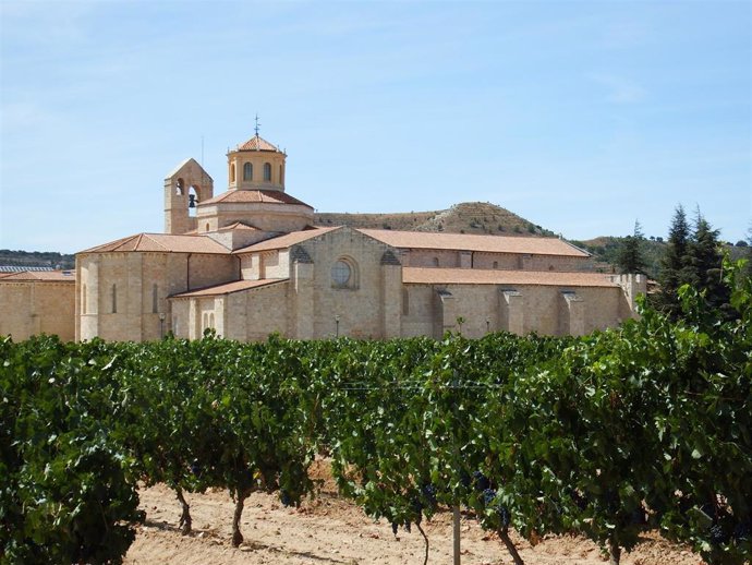 Exterior del Monasterio de Santa María de Valbuena, donde se encuentra la Fundación Las Edades del Hombre.