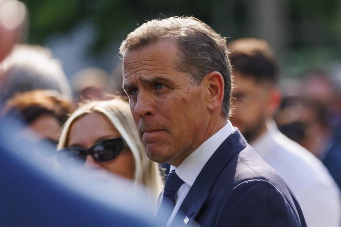 Archivo - WASHINGTON, D.C., June 11, 2024  -- Hunter Biden is pictured at the White House in Washington, D.C., the United States, on May 20, 2024. A jury of 12 members in the U.S. state of Delaware on Tuesday found Hunter Biden, son of U.S. President Joe 