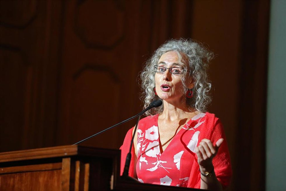 Archivo - La directora ejecutiva de la Agencia Española de Seguridad Alimentaria y Nutrición (AESAN), Isabel Peña-Rey Lorenzo, en el acto solemne por el 20 aniversario de la agencia, a 14 de octubre de 2021.