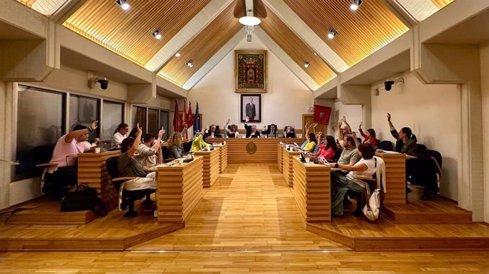 Pleno en el Ayuntamiento.