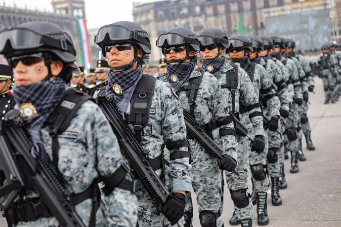 Miembros de la Guardia Nacional de México