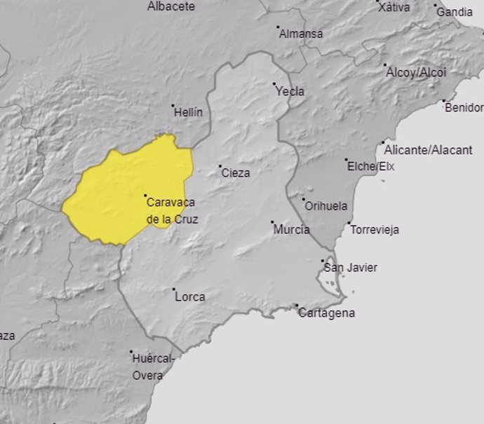 La Aemet emite un aviso de nivel amarillo por lluvias en el Noroeste para este viernes por la tarde