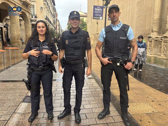 Policía Nacional hará patrullas conjuntas con agentes de Portugal y Alemania durante las fiestas de San Mateo en Logroño