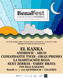 Cartel del Benalfest 2024.