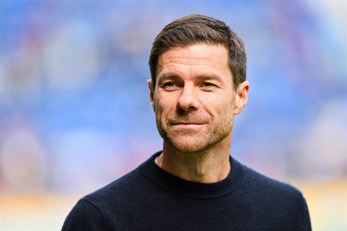 El entrenador del Bayer Leverkusen Xabi Alonso durante un partido