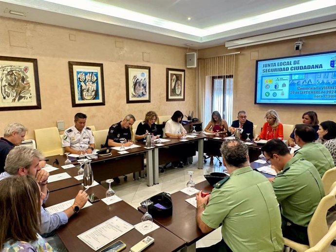 Junta Local de Seguridad celebrada este viernes en Almonte.