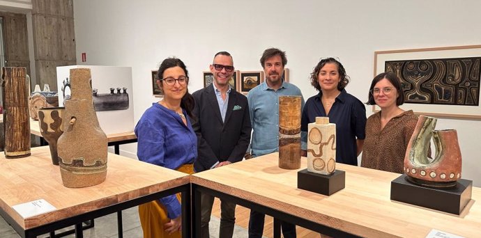 Presentación de la exposición 'María Dolores Gimeno. Materia elocuente'.