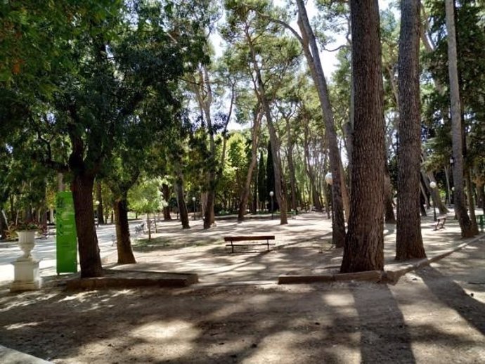 Parque Miguel Servet de Huesca.