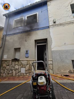 Extinguido un incendio en la cocina de una vivienda en Jarafuel