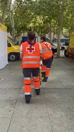 Cruz Roja atiende a 38 personas, 4 de ellas con traslado al hospital, el día del inicio de San Mateo